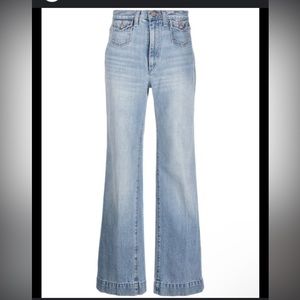 NWT Re/Done 70’s wide leg jeans